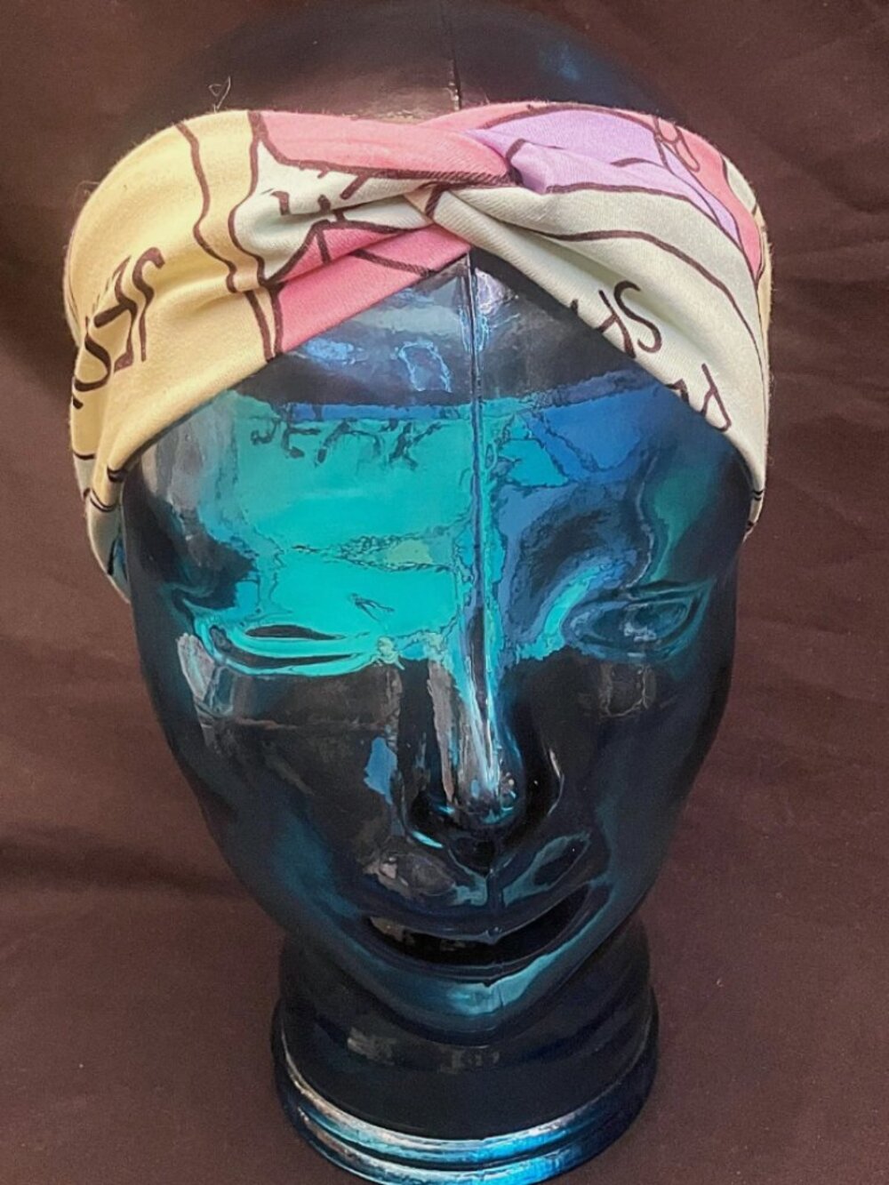 Handmade Valentine's Candy Heart Supernatural Twisted Knot Headband